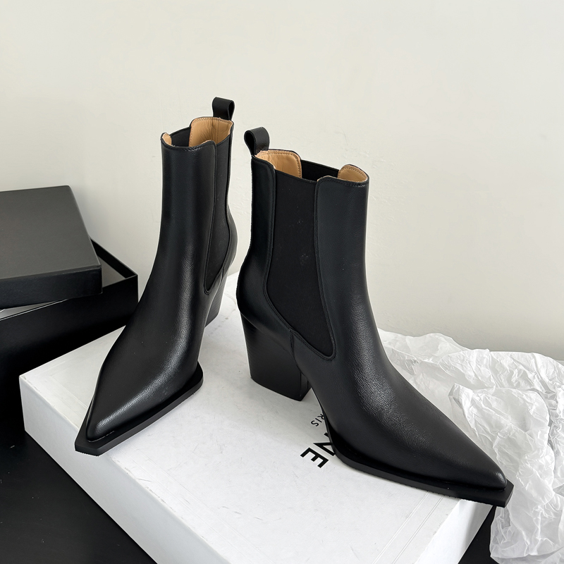 Men Formal Wear With Boots - Nuevas Botas Chelsea de Tacón Alto