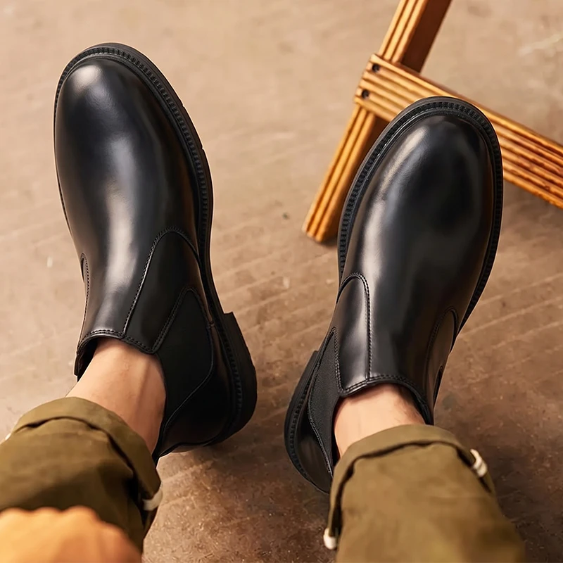 Botines Chelsea de cuero para  - Men Formal Wear With Boots reseña y precio