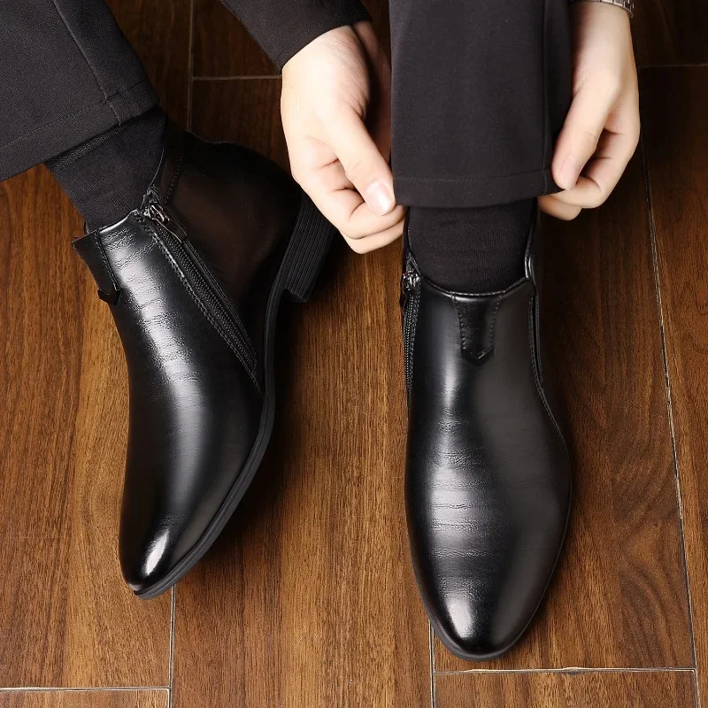 Botas de lujo para hombre, bot - Men Formal Wear With Boots reseña y precio