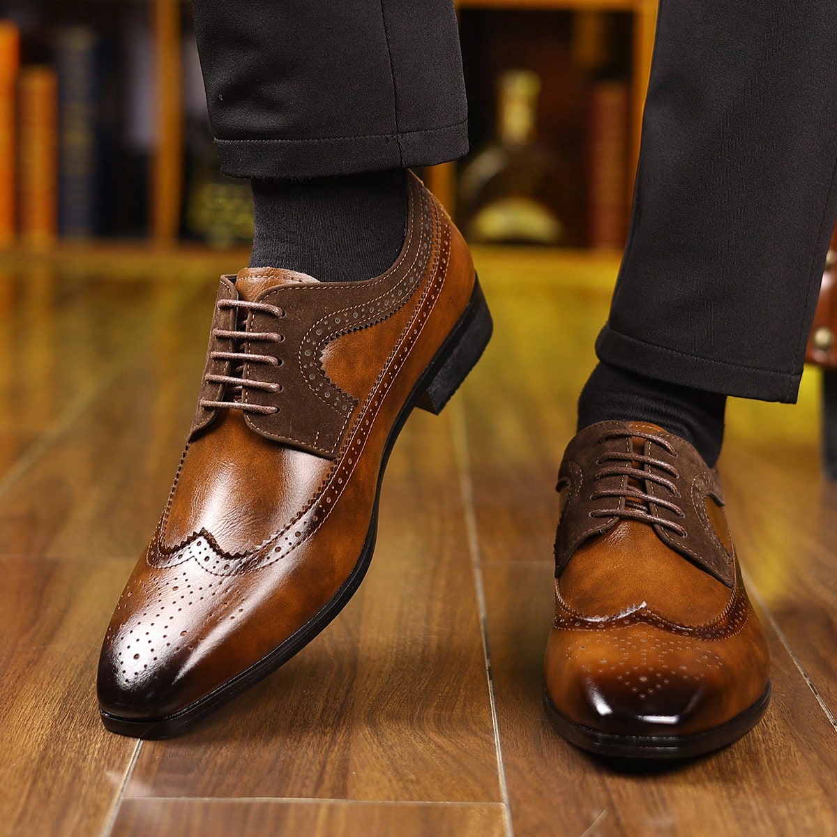 Zapatos de vestir con cordones - Formal Men Daily Wear Footwear reseña y precio