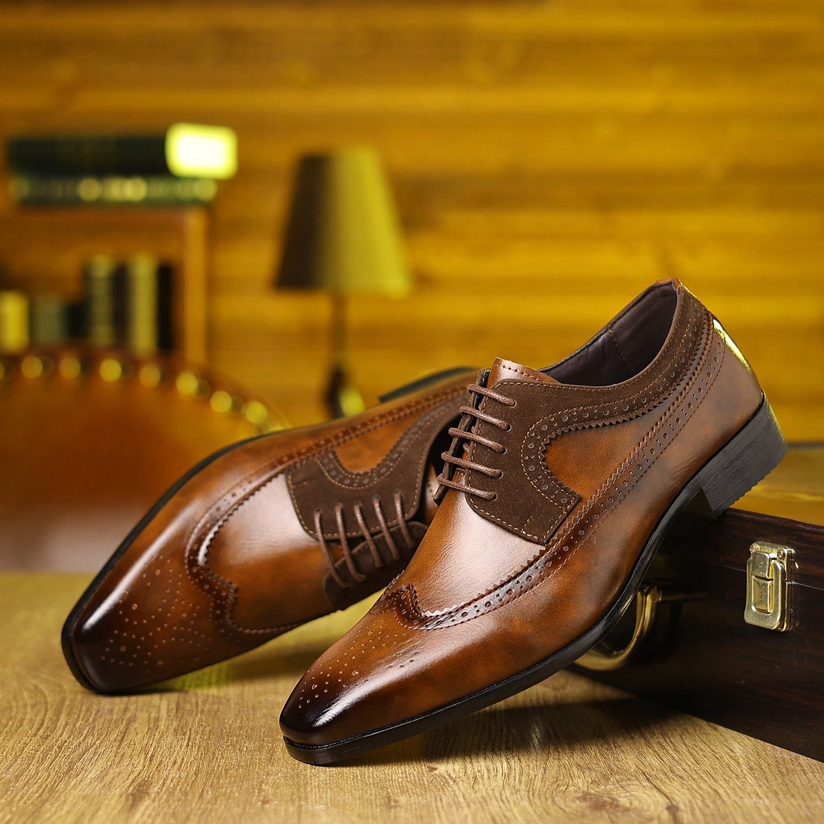 Zapatos de vestir con cordones - Formal Men Daily Wear Footwear reseña y precio