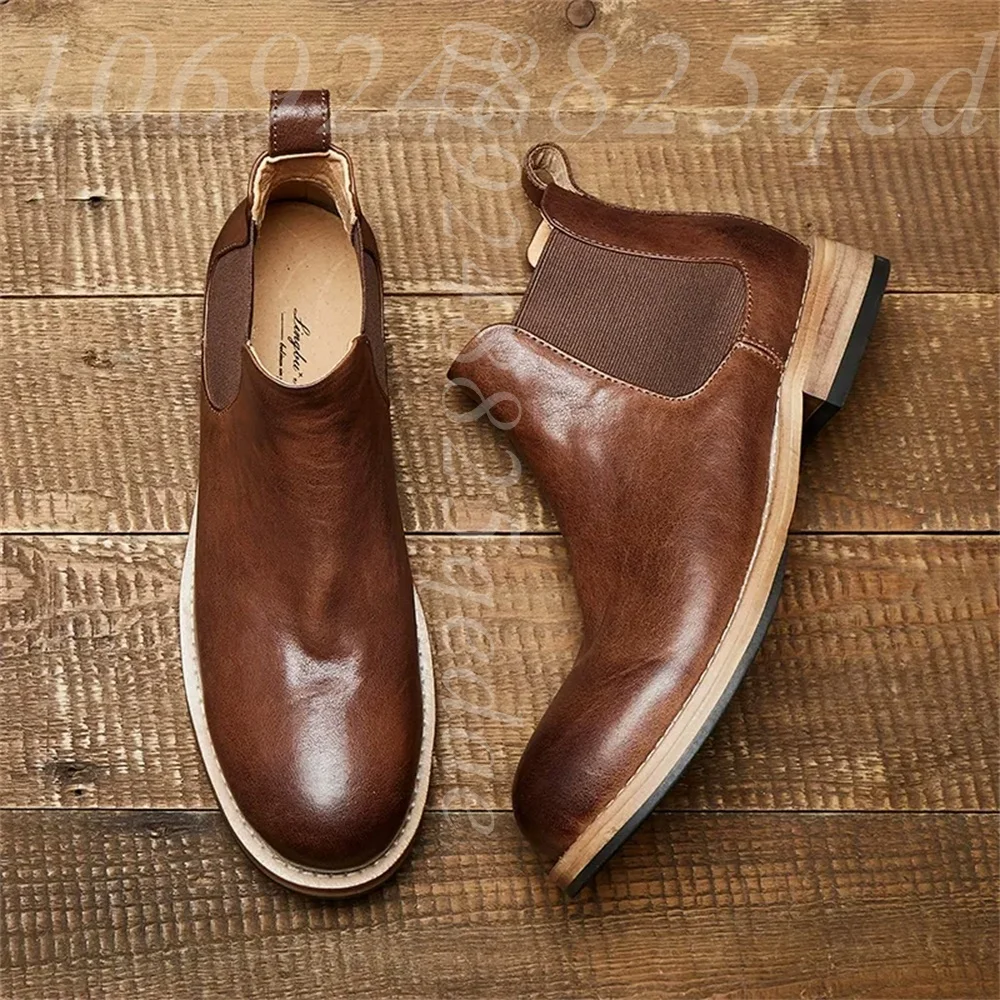 Botas Chelsea Elásticas para H - Formal Men Daily Wear Footwear reseña y precio