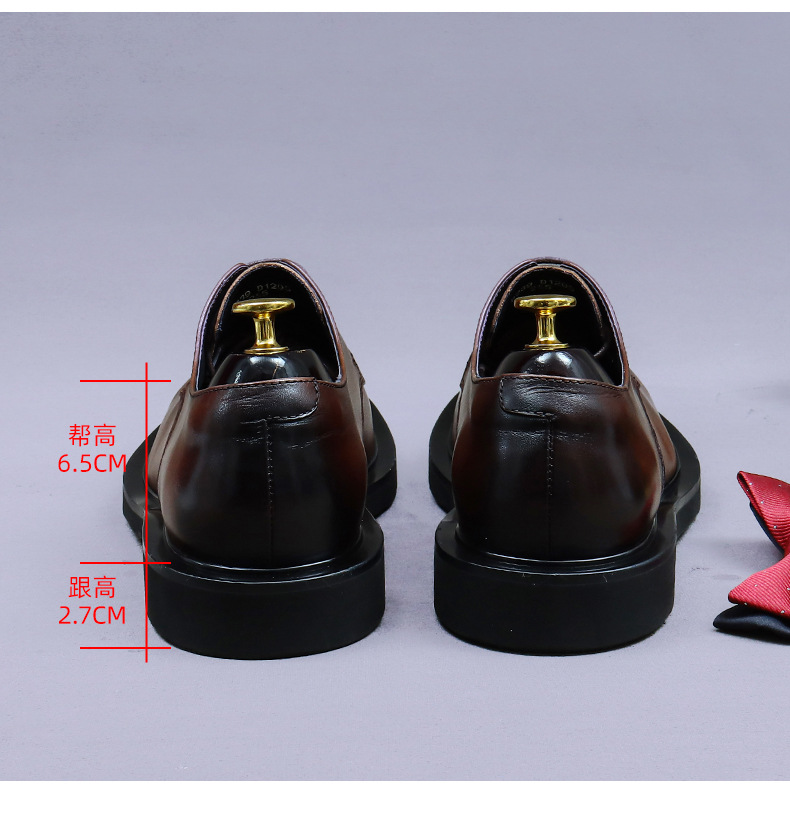 Zapatos Oxford Derby de Cuero  - Formal Men Daily Wear Footwear reseña y precio
