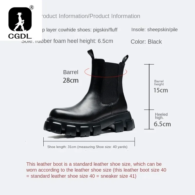 Botas de piel auténtica con su - Men Formal Wear With Boots reseña y precio