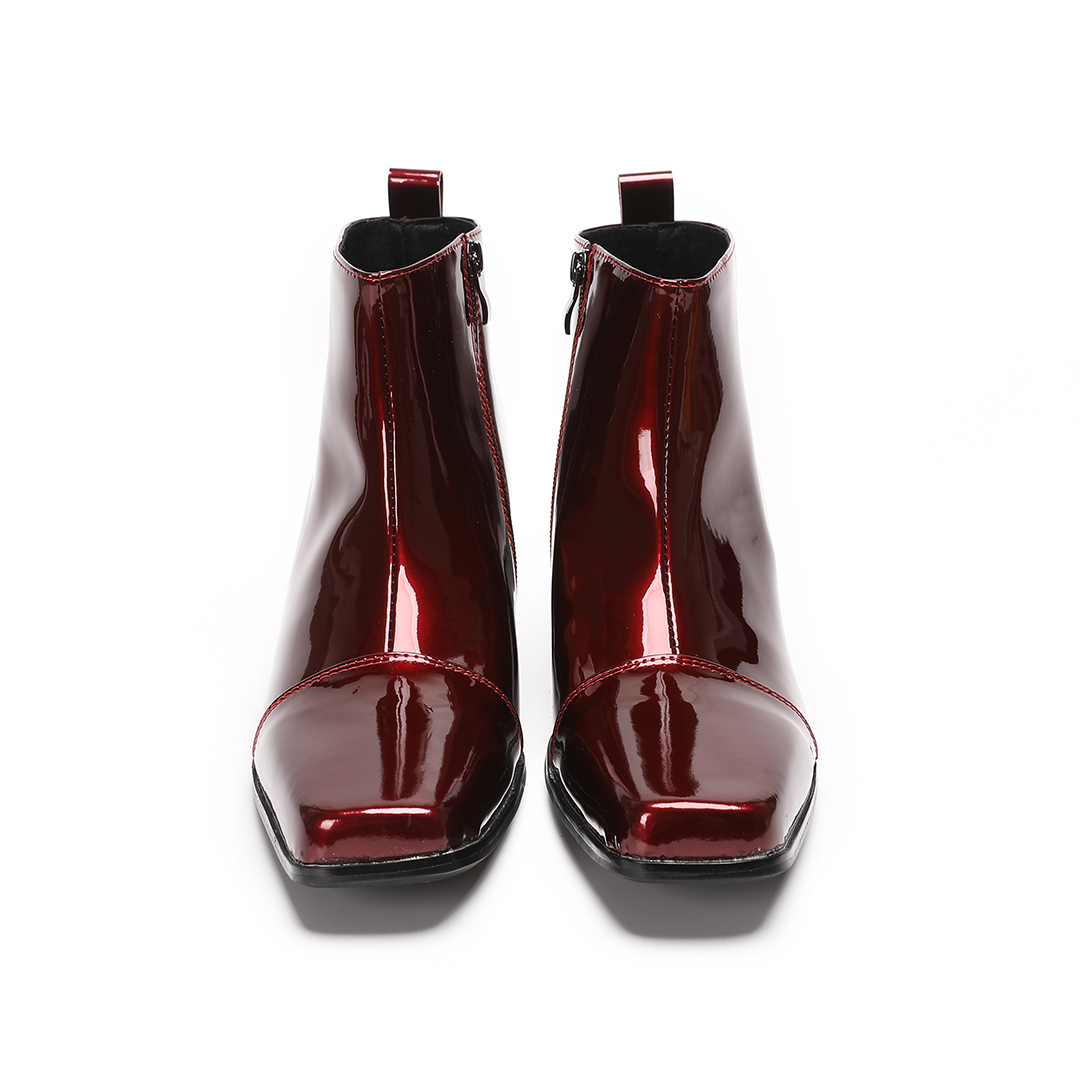 Botas de tacón alto de cuero g - Men Formal Wear With Boots reseña y precio