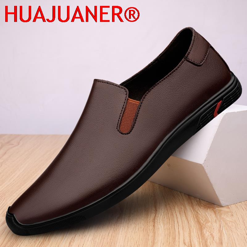 Zapatos de cuero genuino, moca - Men Formal Wear All Black reseña y precio