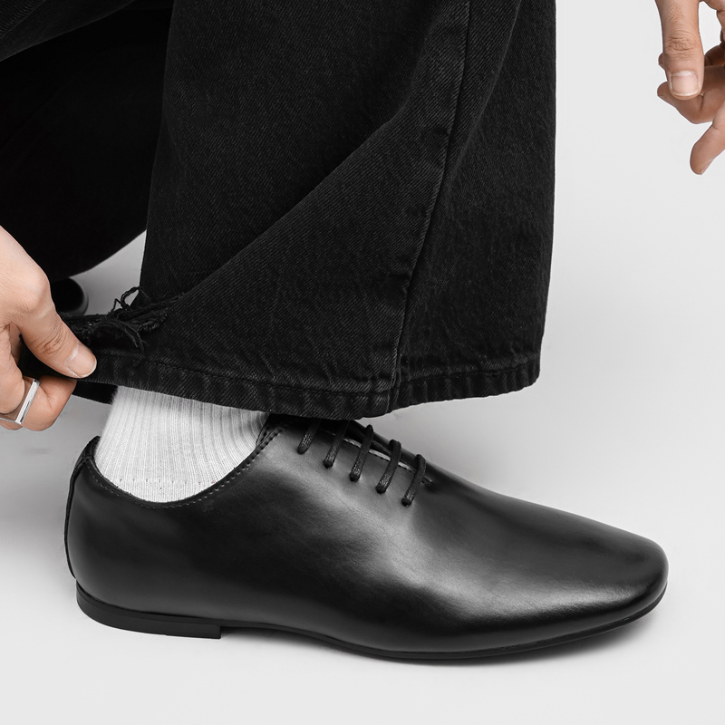 Zapatos Oxford con cordones pa - Formal Men Daily Wear Footwear reseña y precio
